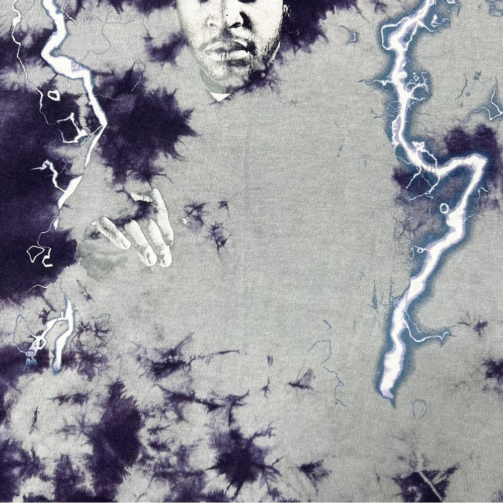 Ice Cube Tie Dye Short Sleeve Graphic T-Shirt Blue Unisex Sz S - Picture 4 of 5